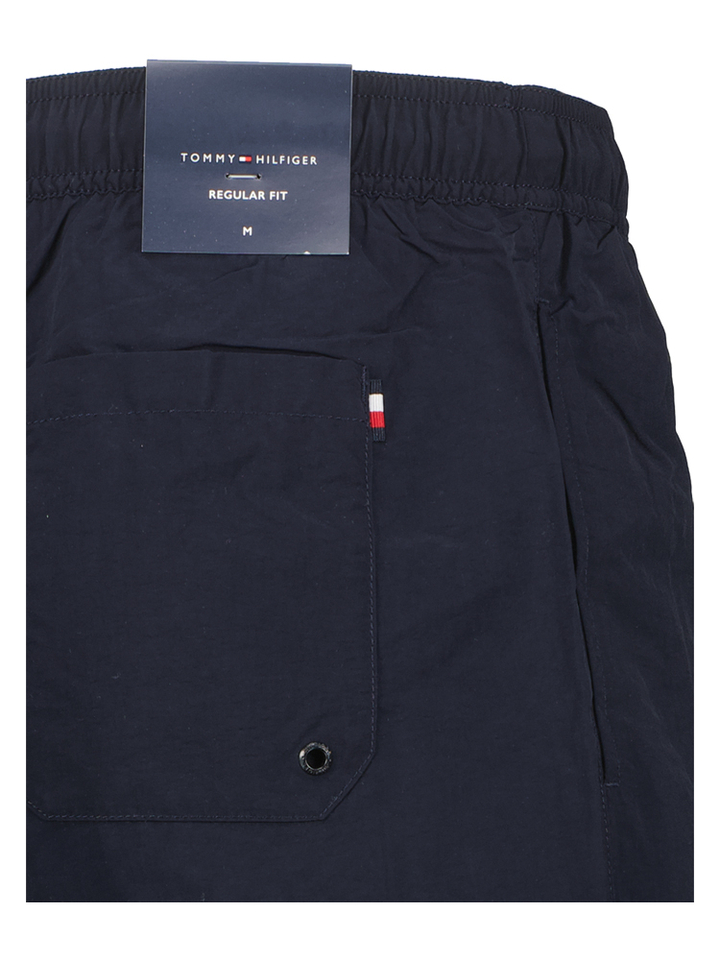 Blauwe zwemshort logo Tommy Hilfiger