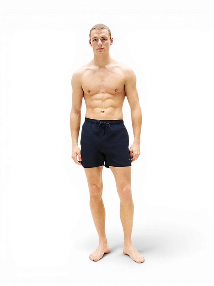 Blauwe zwemshort logo Tommy Hilfiger