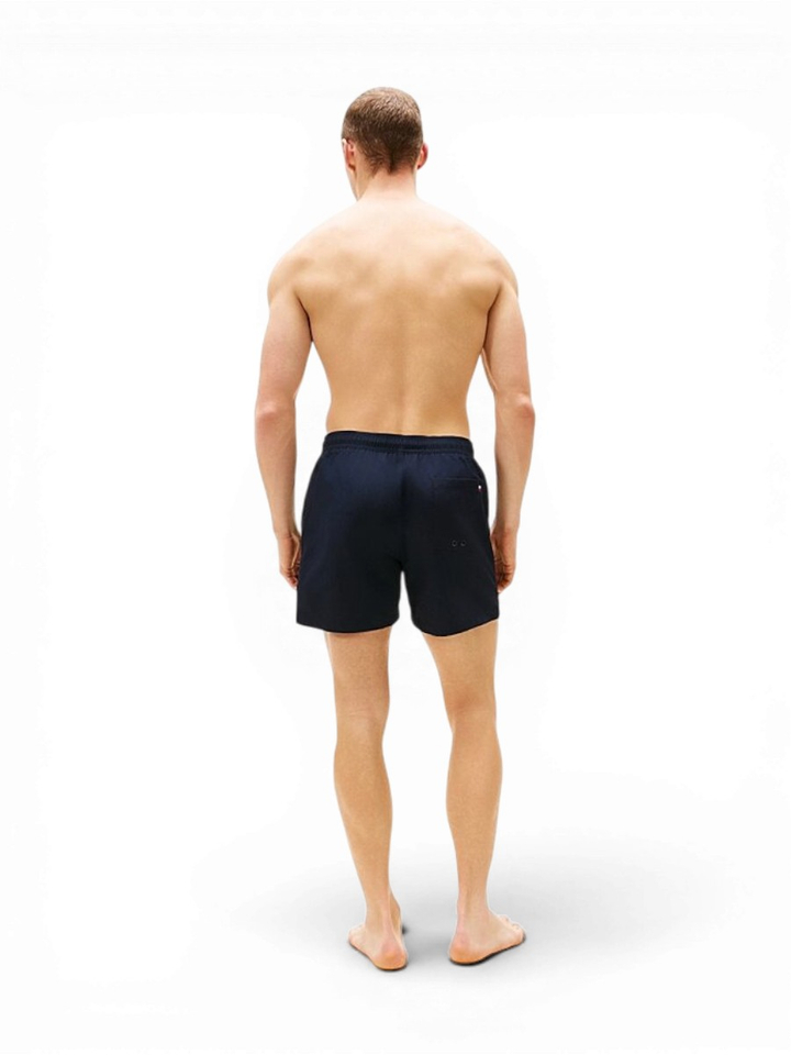 Blauwe zwemshort logo Tommy Hilfiger