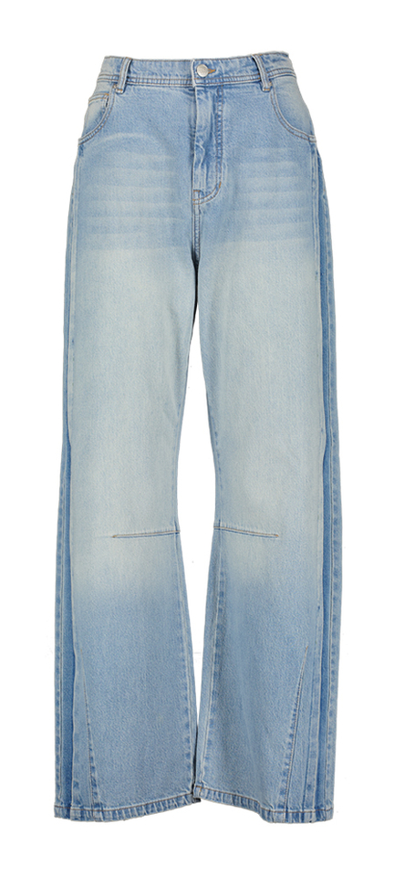 Blauwe loose fit  jeans Bodhi Munthe