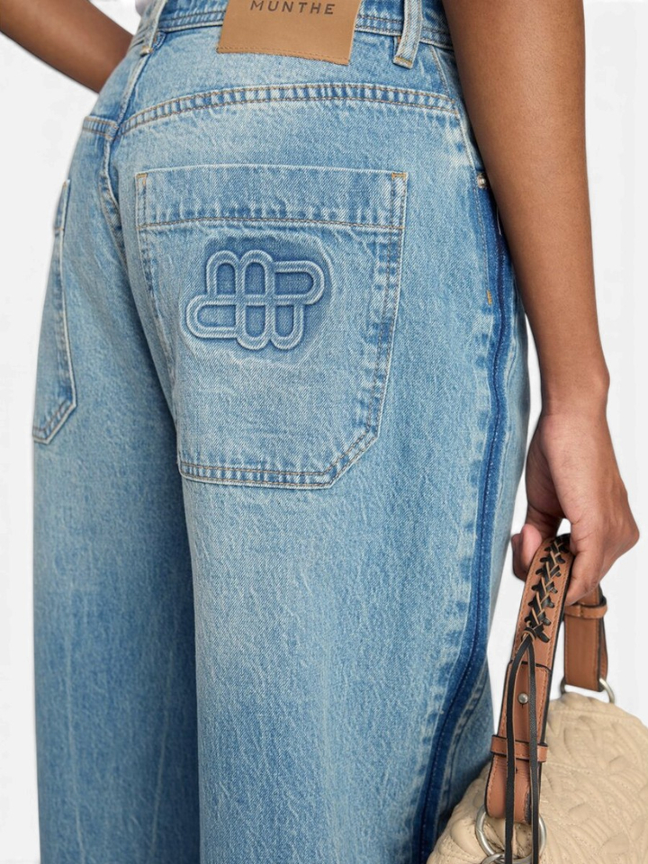 Blauwe loose fit jeans Bodhi Munthe