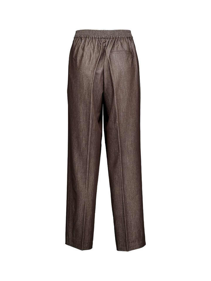 Donkerbruine geklede broek Jumi Ichi 