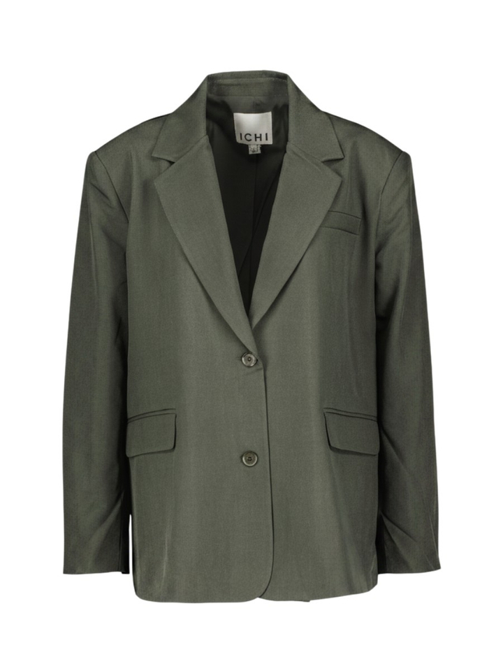 Kaki groene oversized blazer Ichi