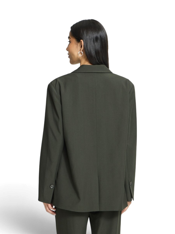 Kaki groene oversized blazer Ichi