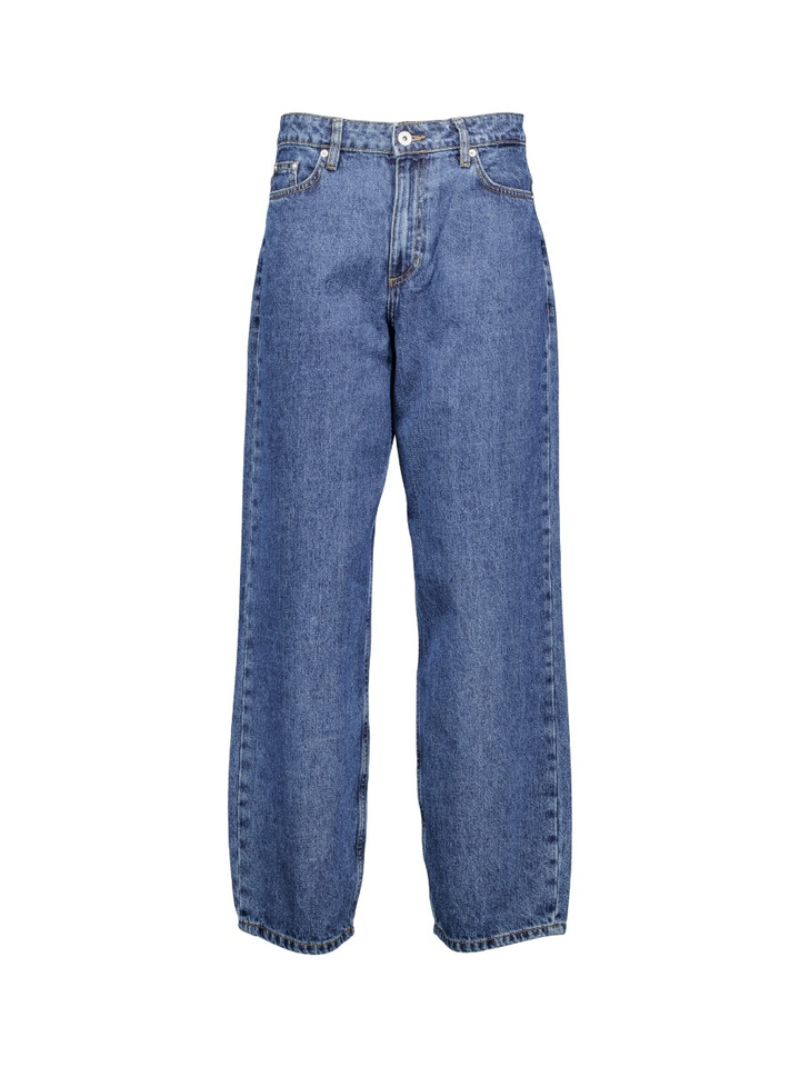 Donkerblauwe wijde jeans JULIA RELAXED Ichi