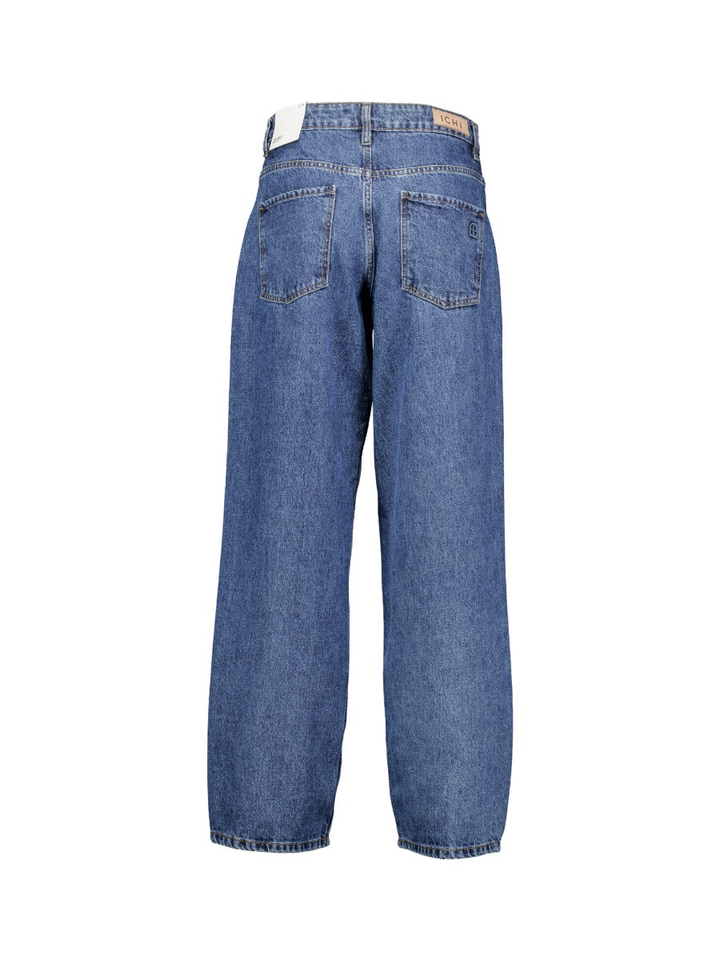 Donkerblauwe wijde jeans JULIA RELAXED Ichi