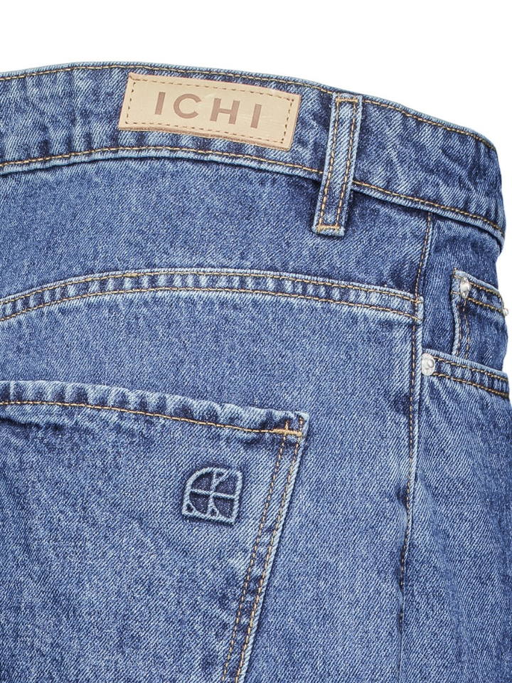 Donkerblauwe wijde jeans JULIA RELAXED Ichi