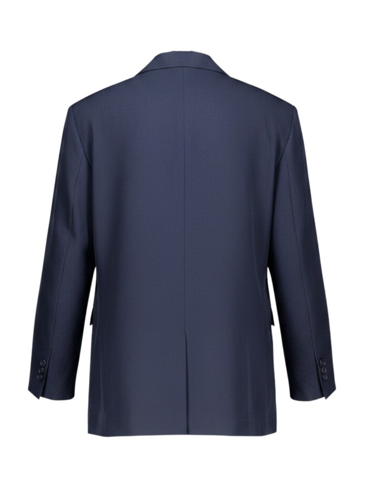 Donkerblauwe oversized blazer Fava Ichi