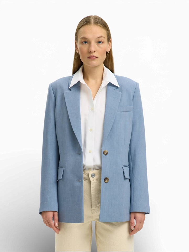 Blauwe blazer Rita Selected Femme 