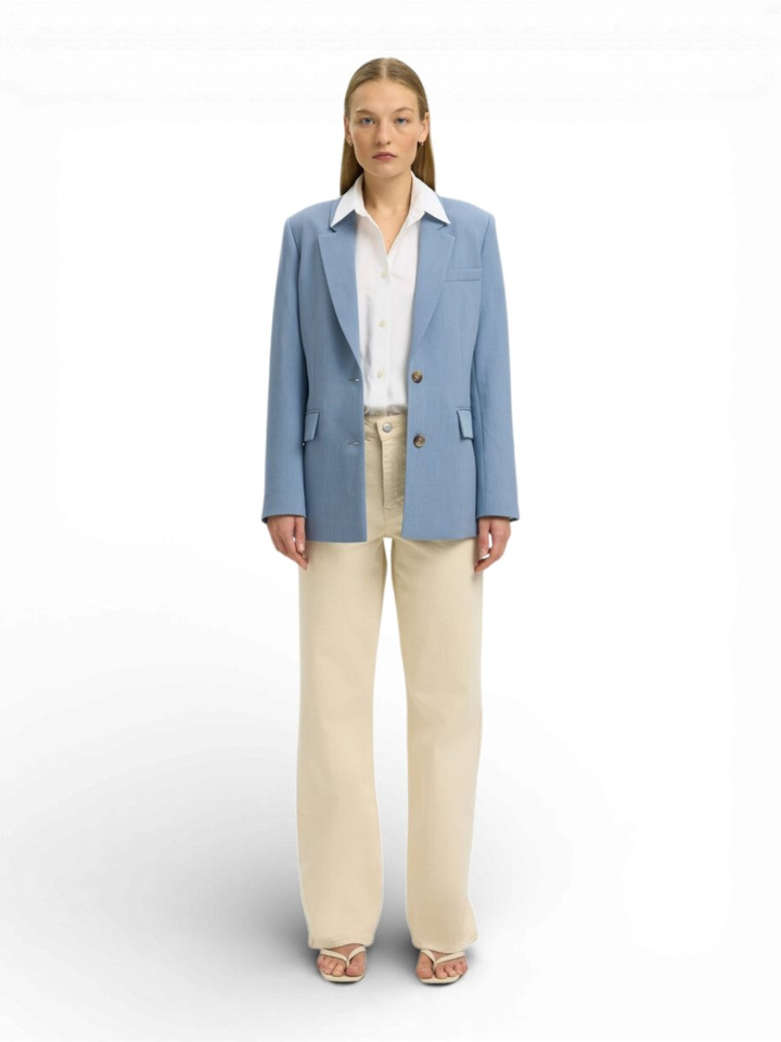 Blauwe blazer Rita Selected Femme 