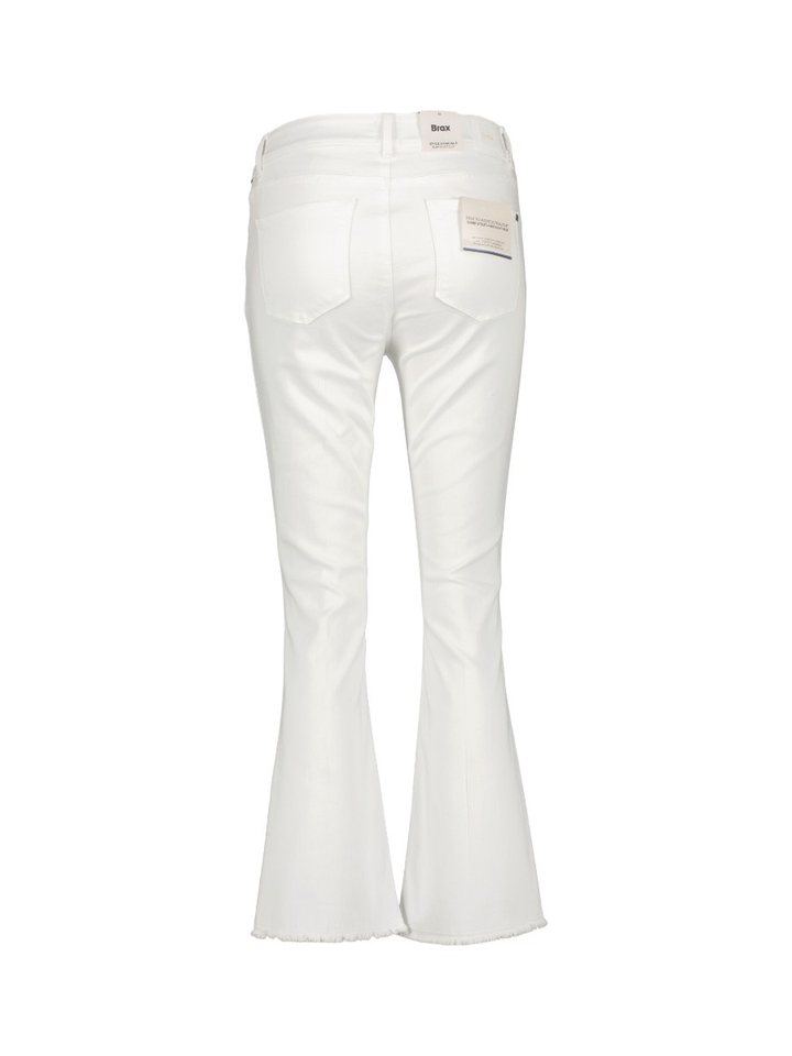 Witte slim bootcut jeans Style Shakira Brax 