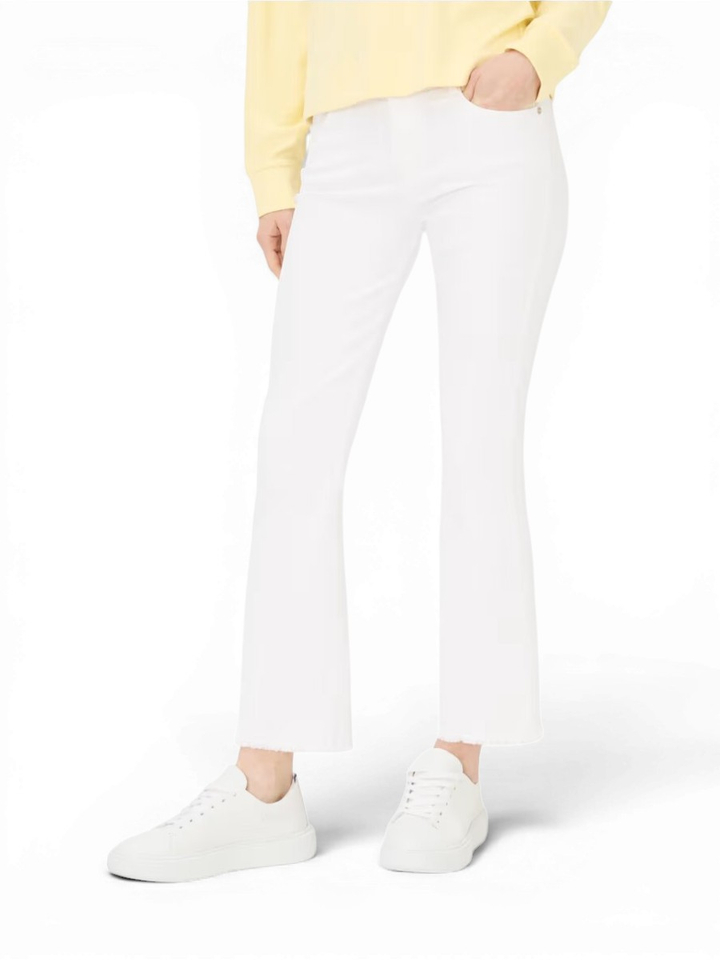 Witte slim bootcut jeans Style Shakira Brax 