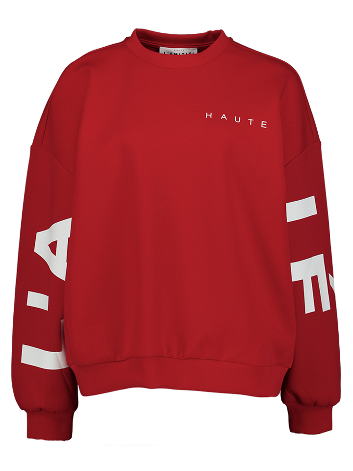 Rode sweater Haute L'Amitié