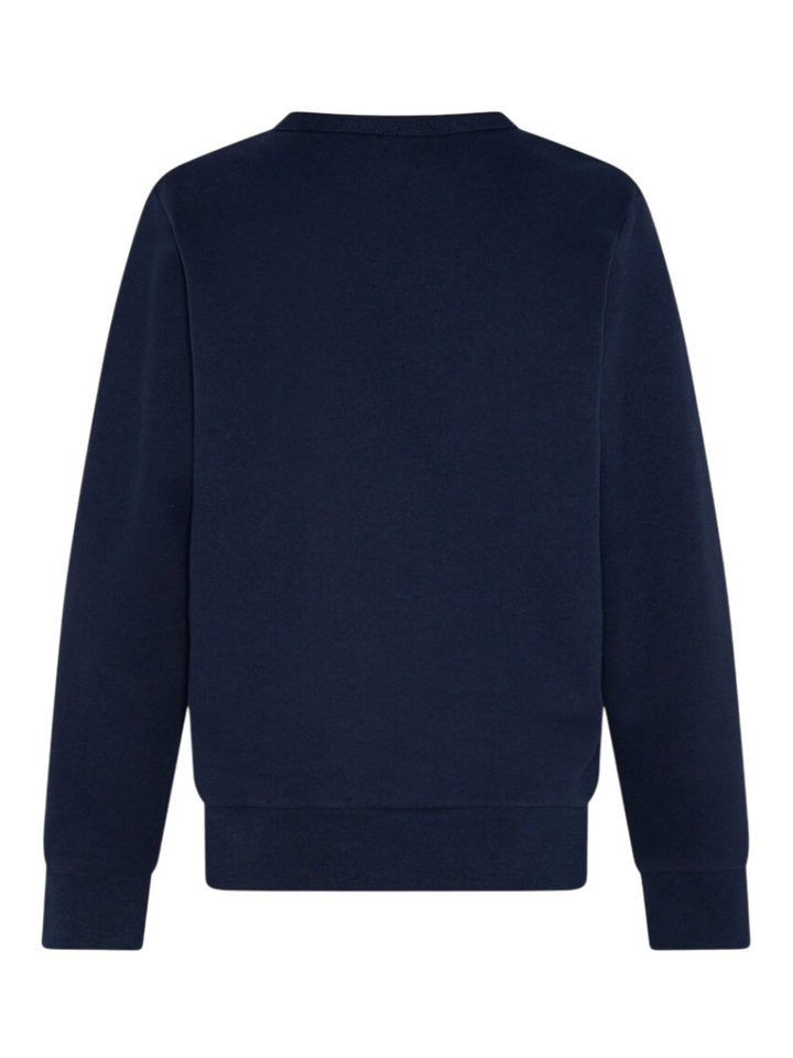 Blauwe sweater met ronde hals AO