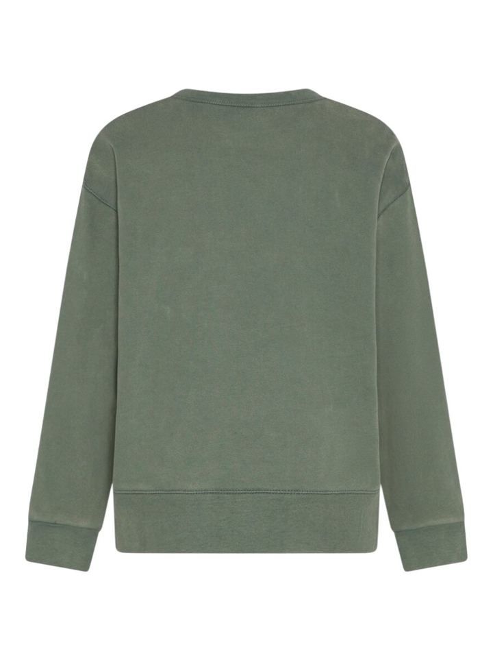 Groene sweater met ronde hals AO