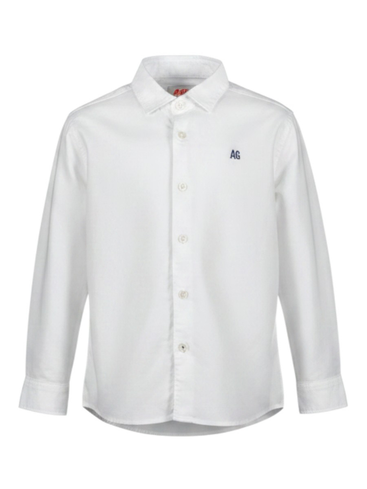 Wit casual hemd AO76