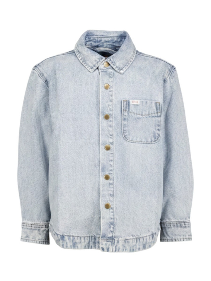 Lichtblauwe denim jas AO76