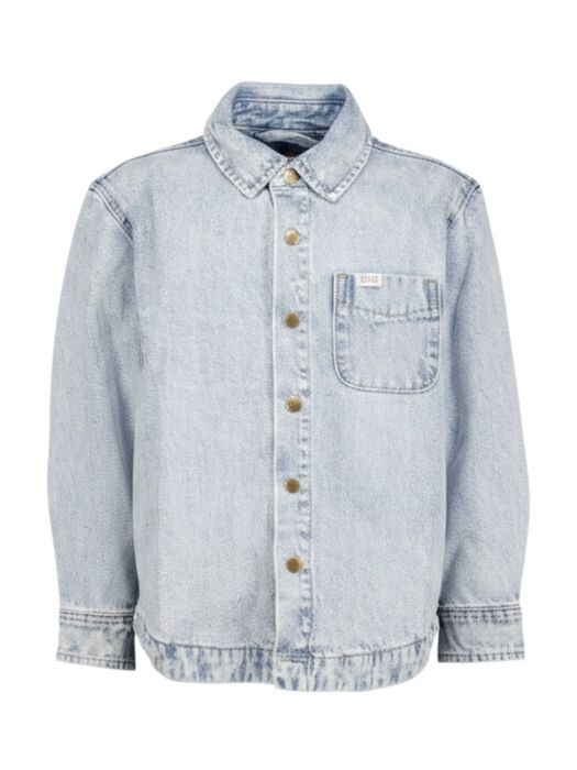 Lichtblauwe denim jas AO76