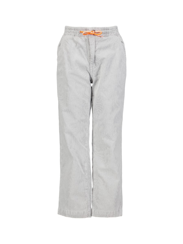 Grijze baggy fit in ribfluweel AO76