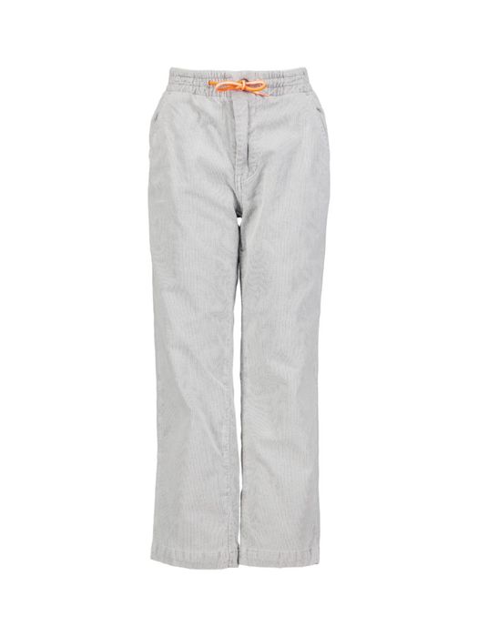 Grijze baggy fit in ribfluweel AO76