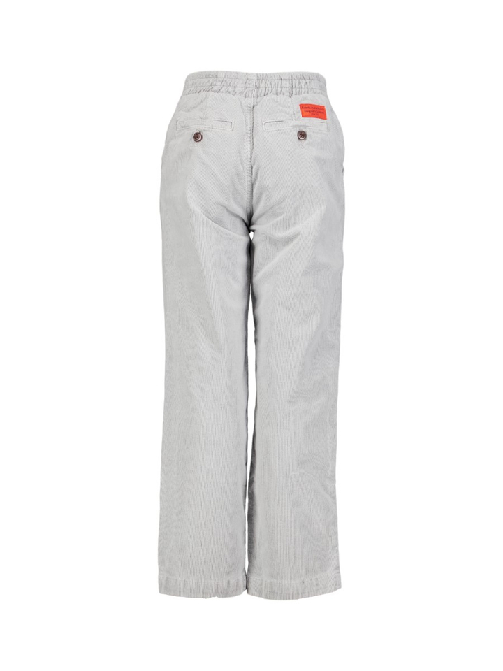 Grijze baggy fit in ribfluweel AO76