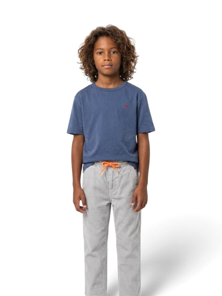 Grijze baggy fit in ribfluweel AO76