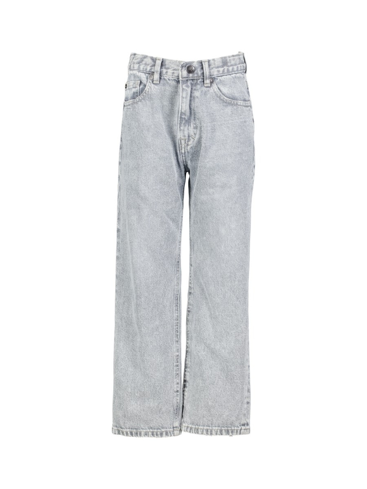 Grijze relaxed fit jeans AO76