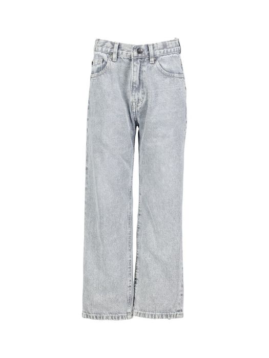 Grijze relaxed fit jeans AO76