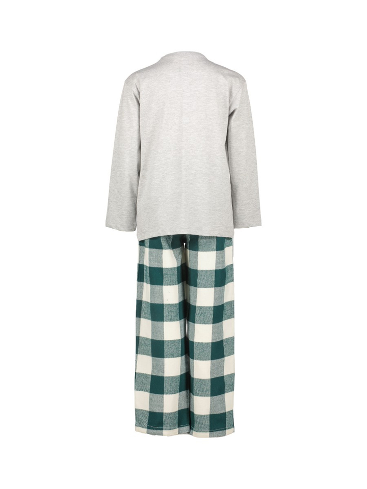 Groene geruiten pyjama AO76