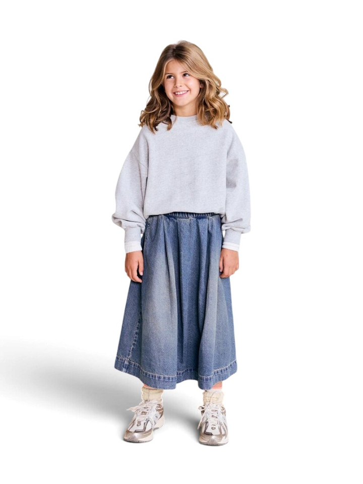Grijze oversized sweater AO76