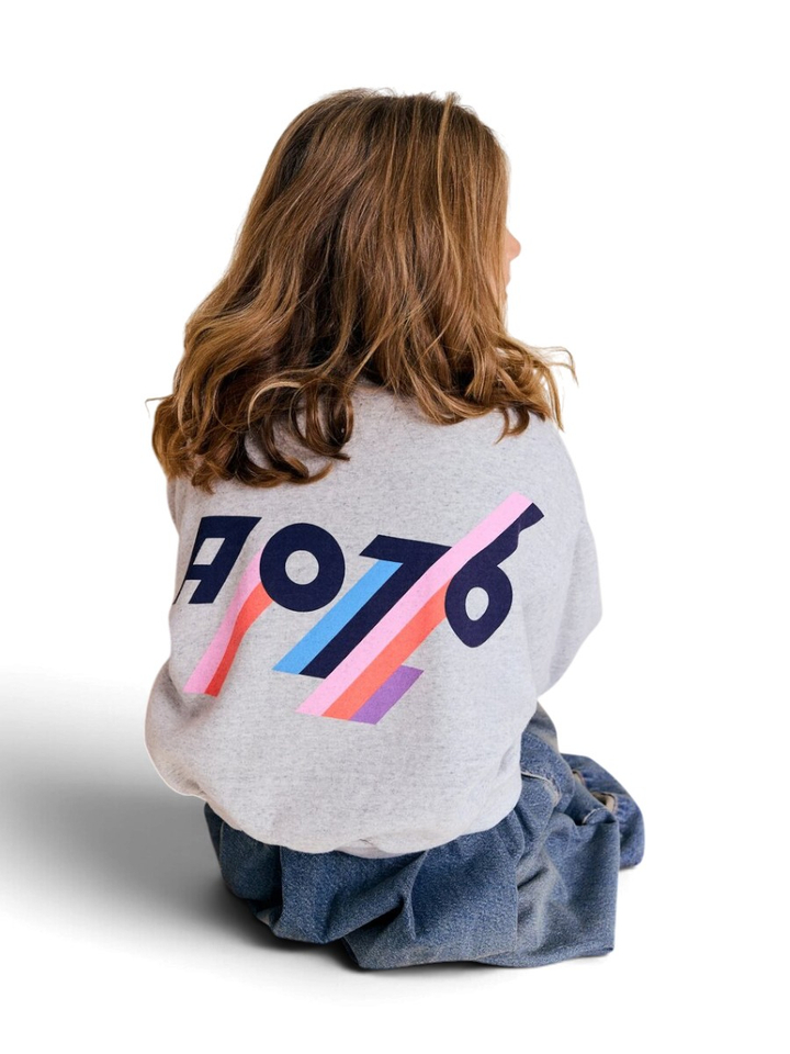 Grijze oversized sweater AO76