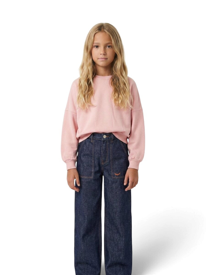 Roze trui met ronde hals AO76
