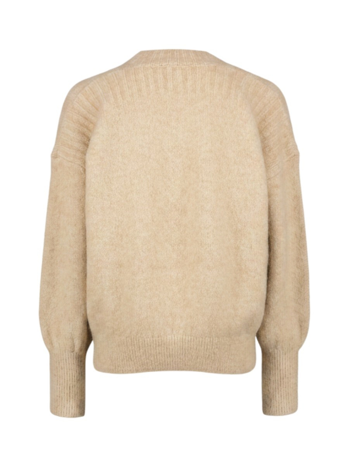 Beige trui met lange mouwen AO76