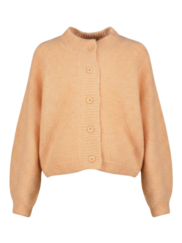 Oranje gilet met knopen AO76