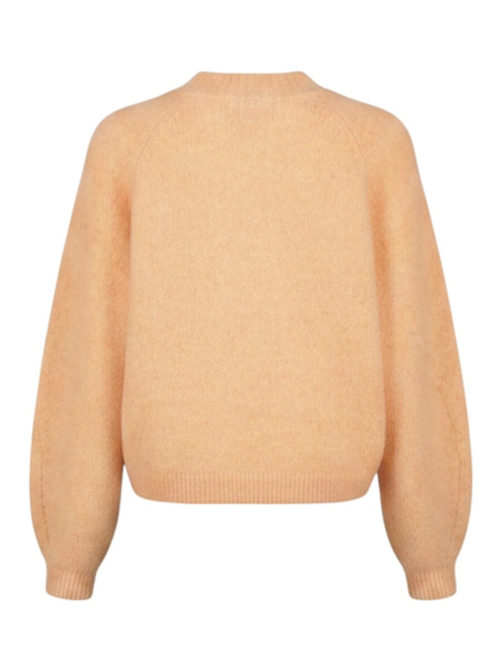 Oranje gilet met knopen AO76