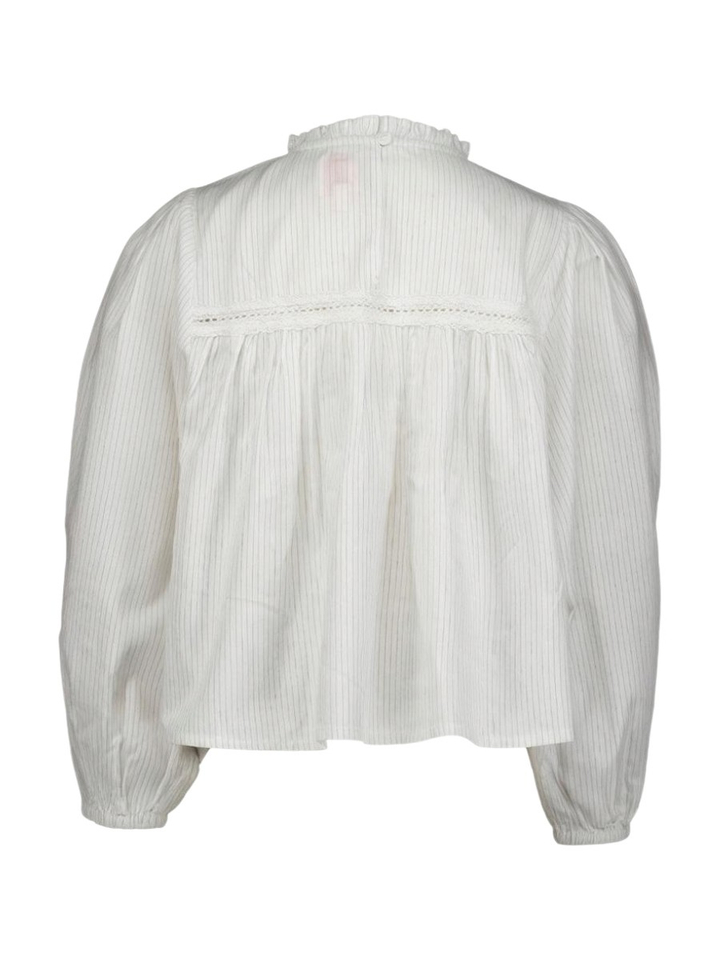 Witte gestreepte blouse AO 