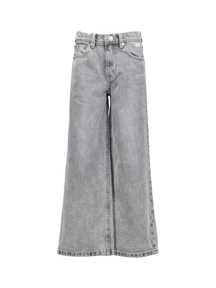 Grijze wide fit jeans AO76