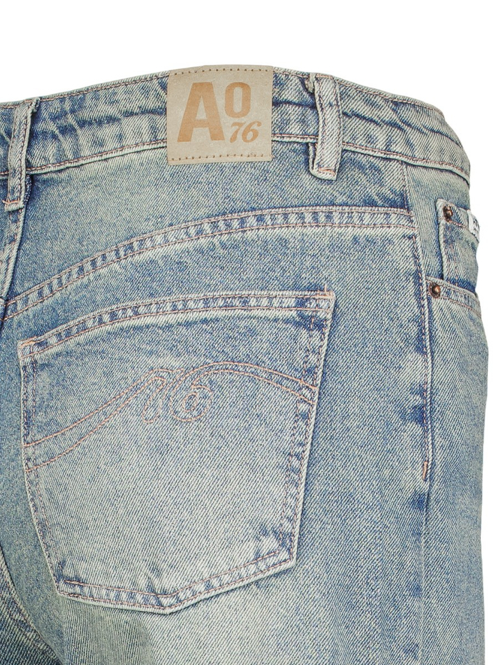 Vintage washed wide leg jeans AO76