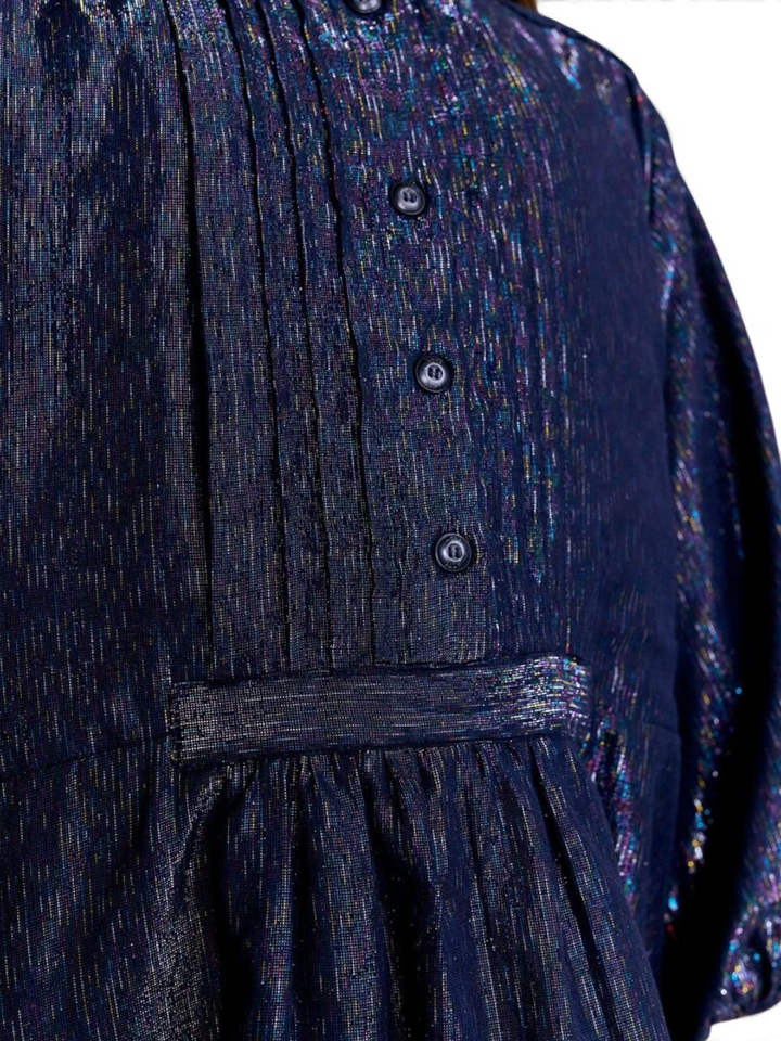 Blauw kleed met glinsterend detail AO Girls