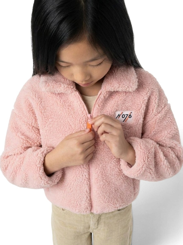 Roze teddy trui AO76