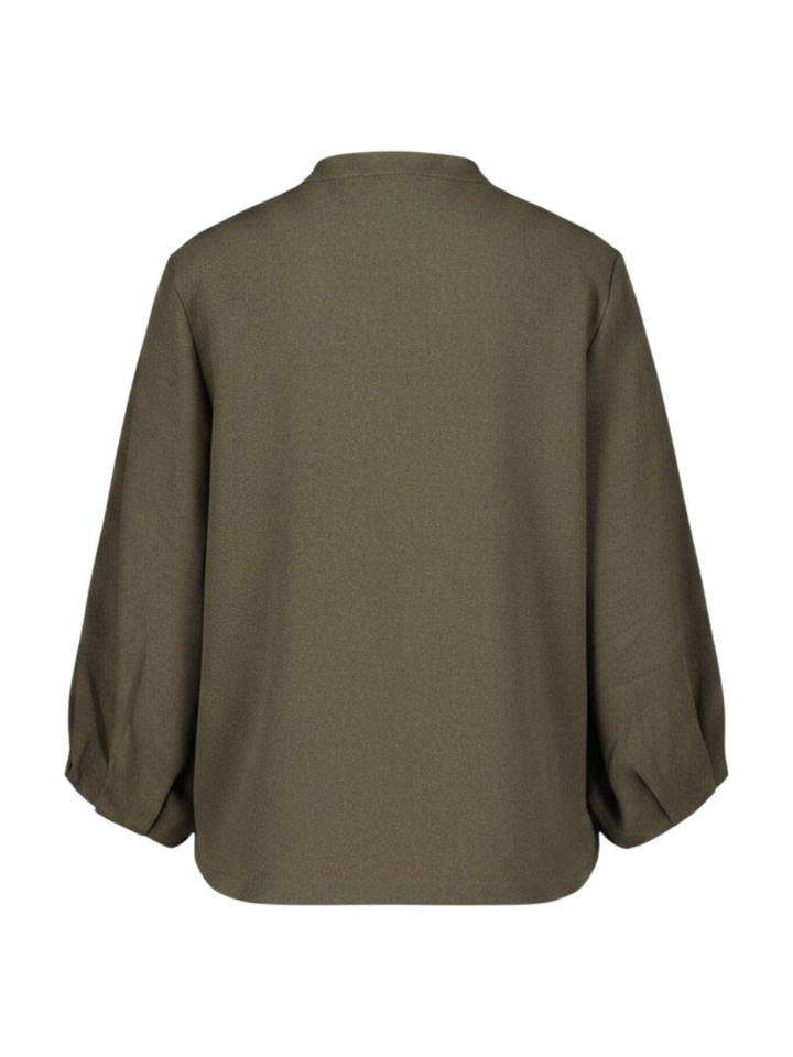 Donkergroene blouse Sol Lalotti