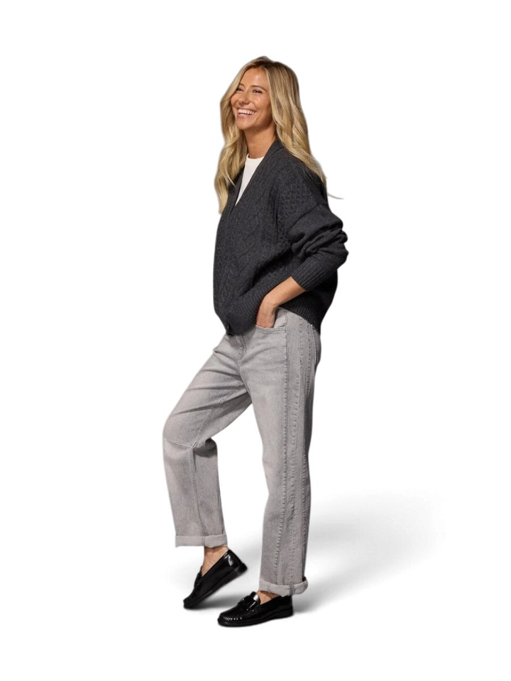 Lichtgrijze balloon fit jeans Jacob Barrel Jeans Lalotti
