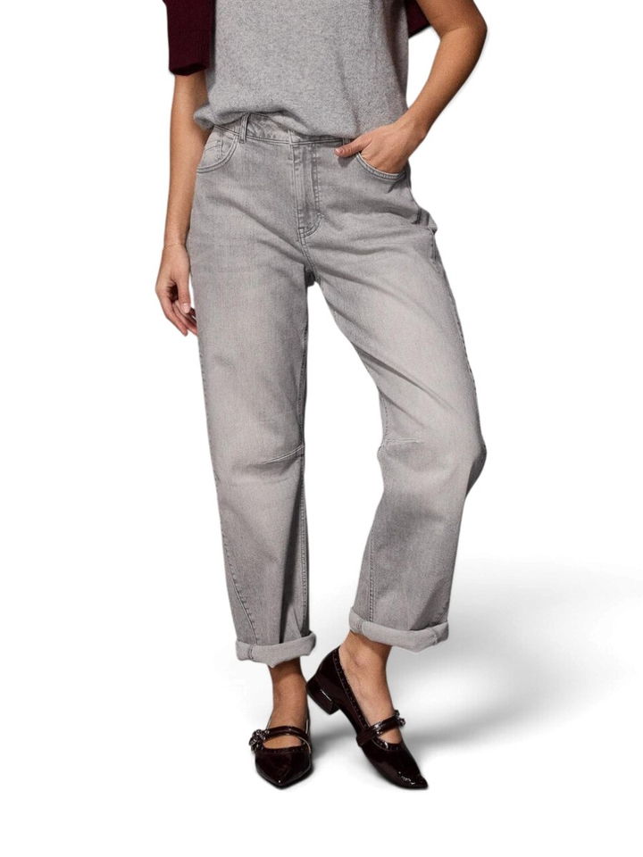 Lichtgrijze balloon fit jeans Jacob Barrel Jeans Lalotti