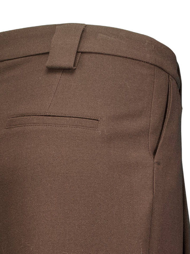 Donkerbruine stijlvolle broek Paulette Lalotti