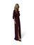 Bordeaux kleurige maxi-jurk Felice Long Dress Lalotti