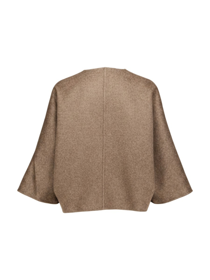 Beige omkeerbare manteljas Carole Lalotti