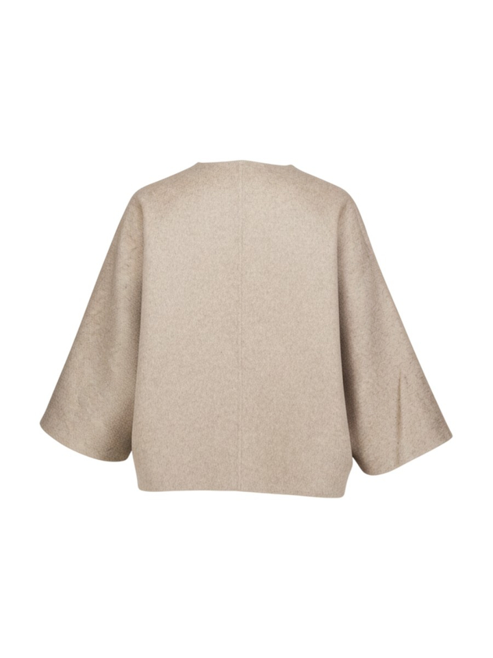 Beige omkeerbare manteljas Carole Lalotti