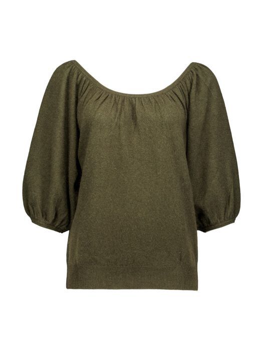 Kakigroene pull met boothals Pila Lalotti