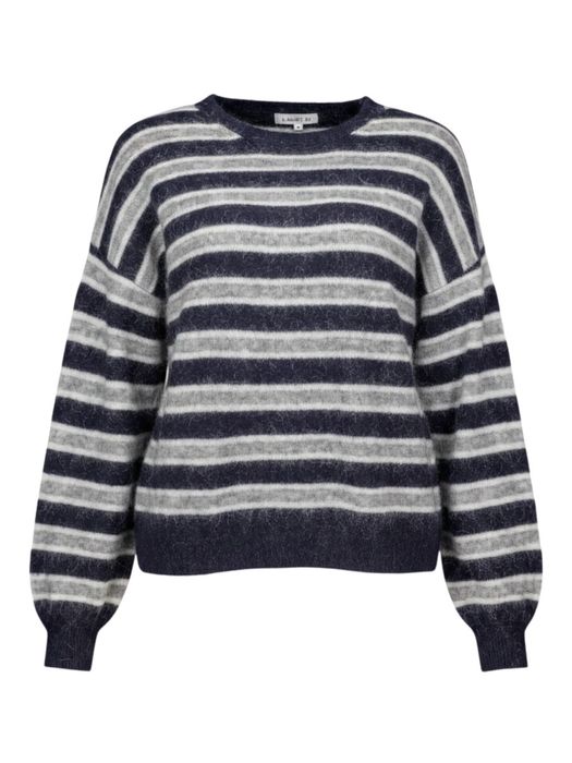 Grijze pull met zwarte streep Michelle Lalotti