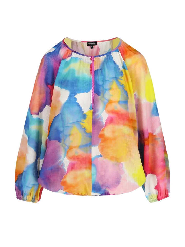 Multi-color bloes met rits Jezan Mayerline